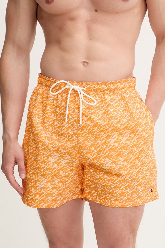 Tommy Hilfiger kopalne kratke hlače moške UM0UM03491 oranžna SS26