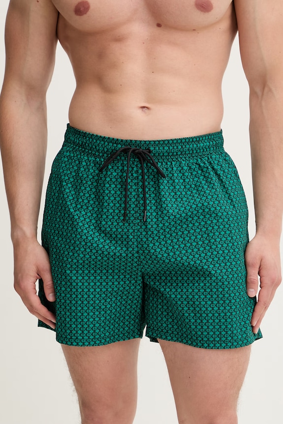 Tommy Hilfiger kopalne kratke hlače moške UM0UM03491 zelena SS26