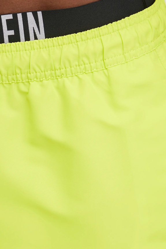 Calvin Klein szorty kąpielowe zielony KM0KM01093