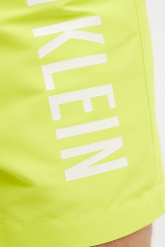 Calvin Klein szorty kąpielowe zielony KM0KM01092
