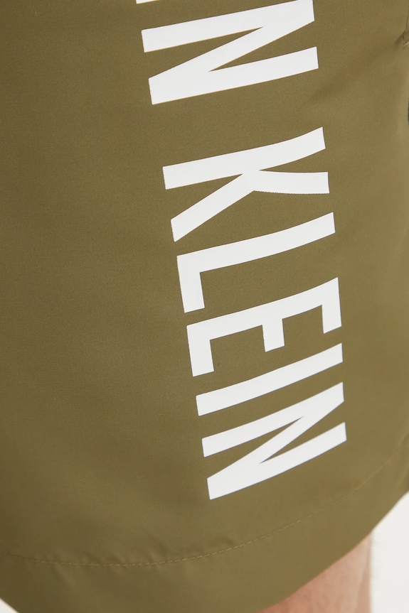 Calvin Klein szorty kąpielowe zielony KM0KM01092
