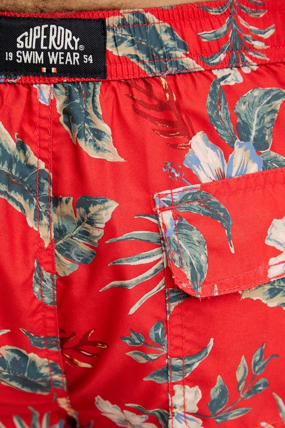 Superdry pantaloni scurți de baie rosu M3010242A.VOD