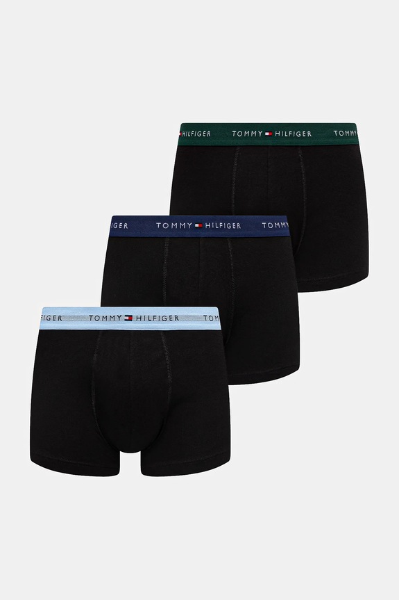Tommy Hilfiger boxer pacco da 3 maglia nero UM0UM02763.