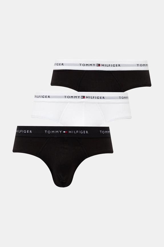 Tommy Hilfiger slipy 3-pack dzianina biały UM0UM03471