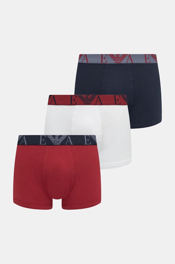 Боксеры Emporio Armani Underwear 3 шт трикотаж красный EM000259.AF10778
