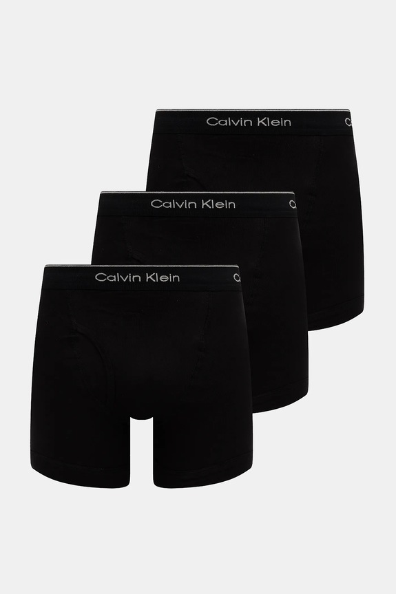 Odzież Calvin Klein Underwear bokserki bawełniane 3-pack 000NB4002A czarny