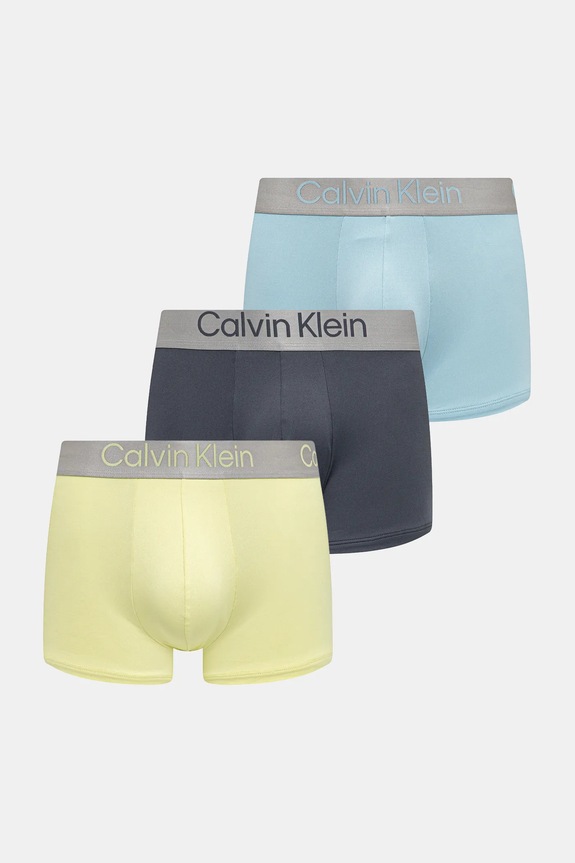 Calvin Klein Underwear μποξεράκι ανδρικό 3-pack στάμπα γκρί LV00NB4269