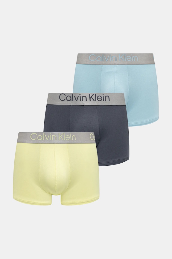 Calvin Klein Underwear μποξεράκι ανδρικό 3-pack στάμπα γκρί LV00NB4269