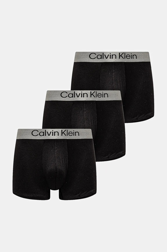 Calvin Klein Underwear férfi boxeralsó 3-as csomag sima fekete LV00NB4269
