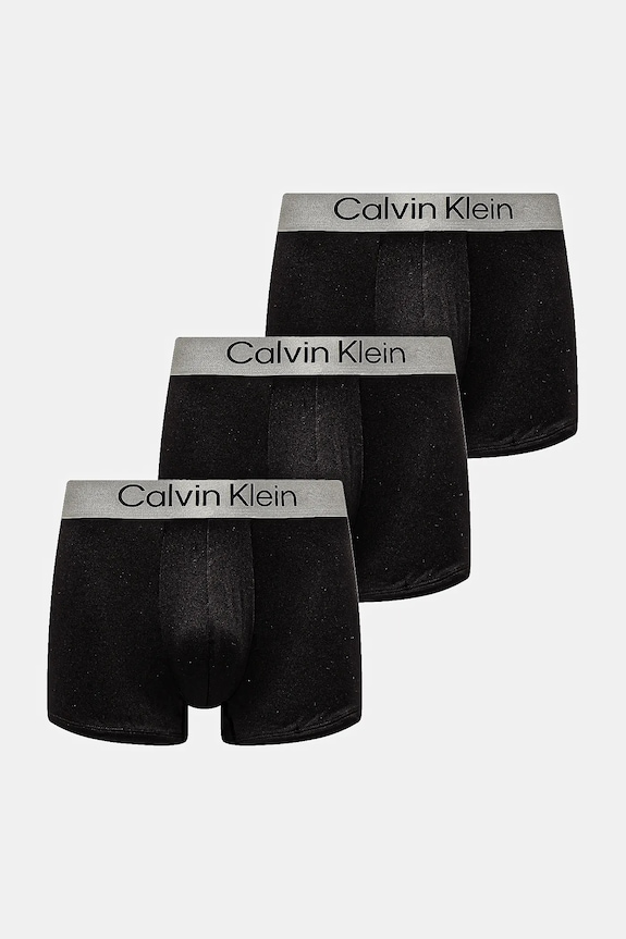 Calvin Klein Underwear férfi boxeralsó 3-as csomag sima fekete LV00NB4269