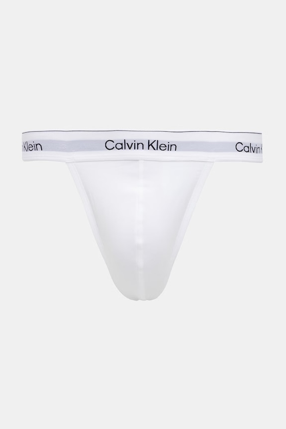 Calvin Klein Underwear tangá pánske bavlnené s elastanom 3-pak LV00NB4386 biela SS26