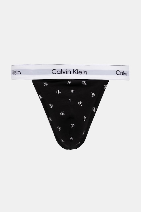 Oblečenie Calvin Klein Underwear tangá pánske bavlnené s elastanom 3-pak LV00NB4386 biela