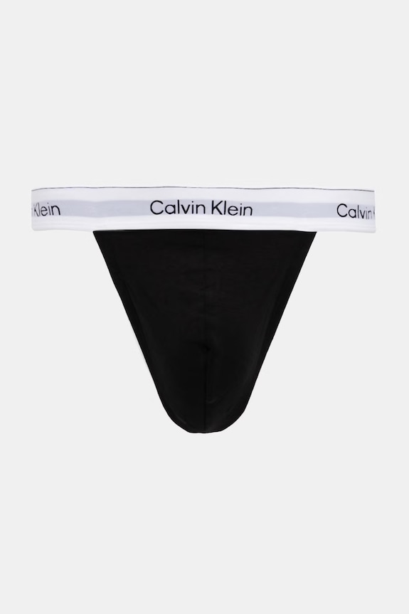 Calvin Klein Underwear tangá pánske bavlnené s elastanom 3-pak biela LV00NB4386