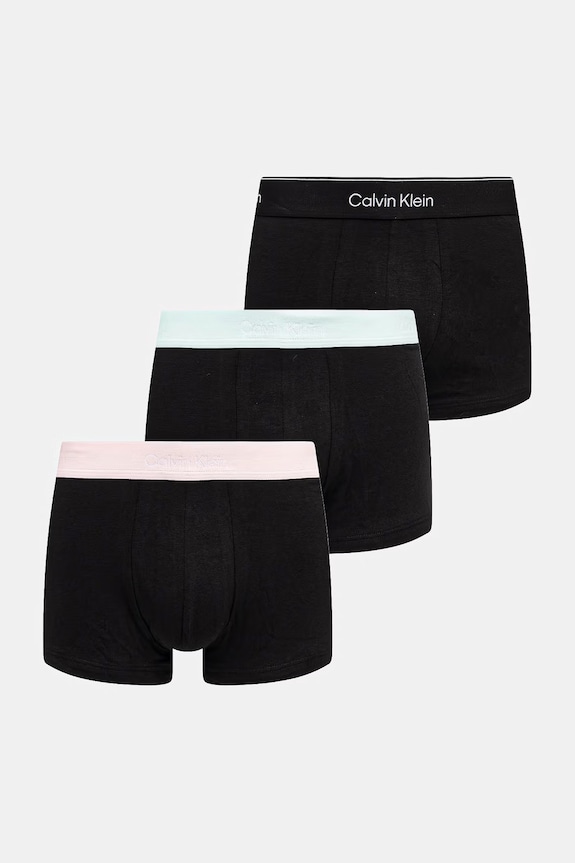 Calvin Klein Underwear bokserki dopasowane męskie 3-pack czarny LV00NB4389