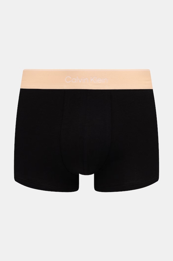 Îmbrăcăminte Calvin Klein Underwear boxeri mulați bărbătești pachet de 3 LV00NB4389 negru