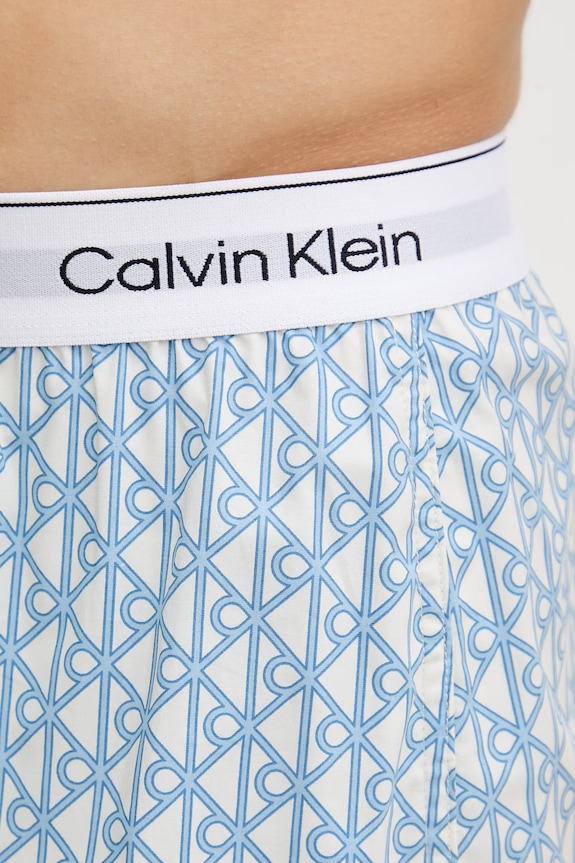 Calvin Klein Underwear pyžamové šortky pánske modrá LV00NM2831