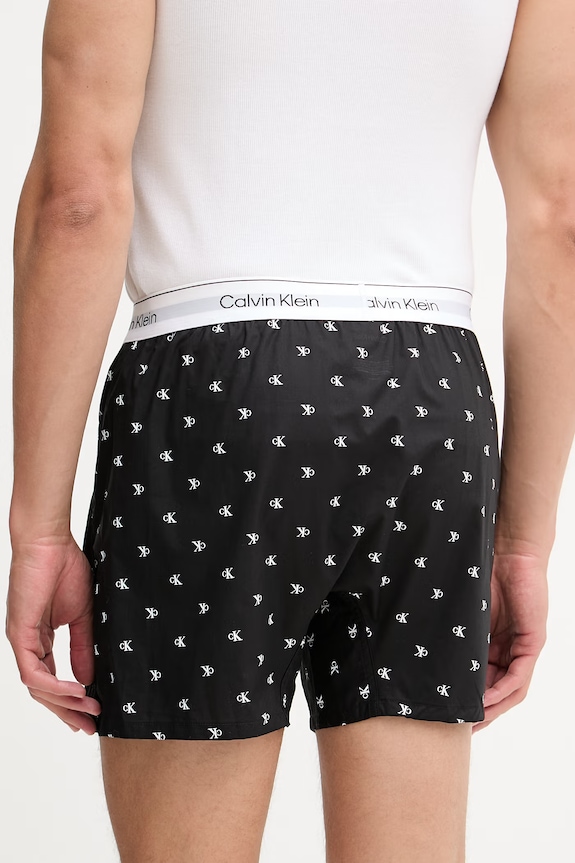 Calvin Klein Underwear pyžamové šortky pánske LV00NM2831 čierna SS26