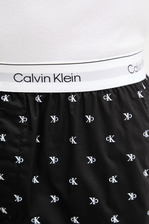 Oblečenie Calvin Klein Underwear pyžamové šortky pánske LV00NM2831 čierna