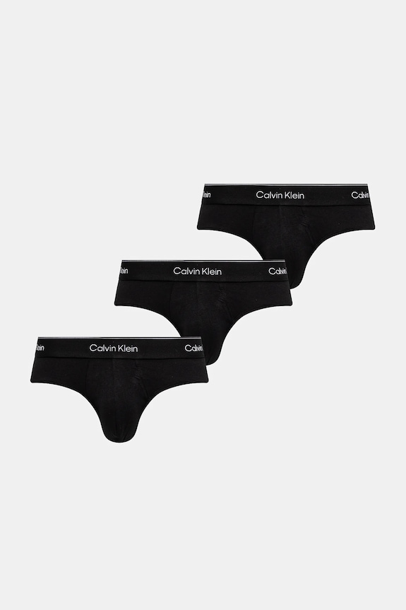 Calvin Klein Underwear priliehavé boxerky pánske bavlnené s elastanom 3-pak pletenina čierna LV00NB4388