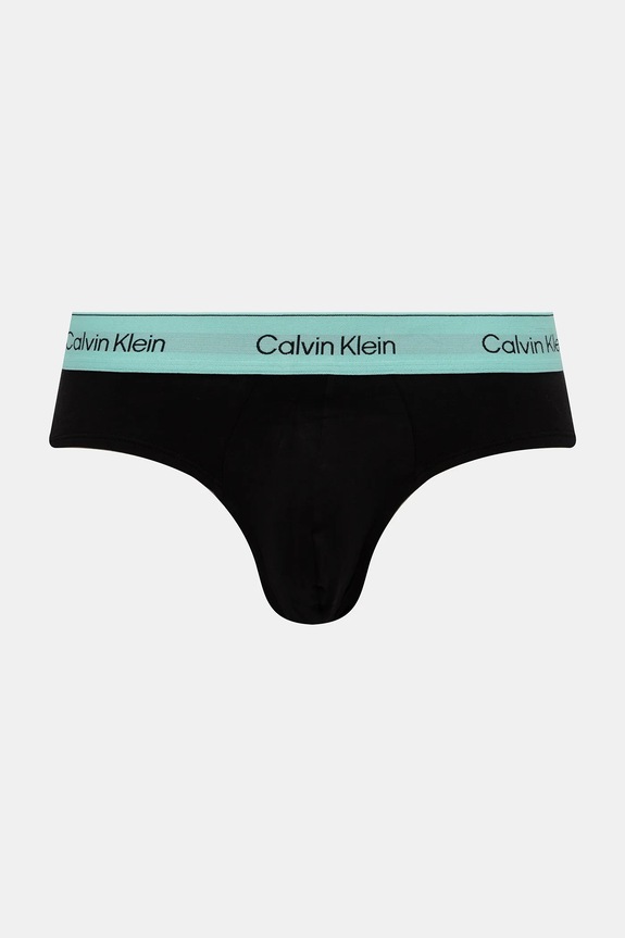 Calvin Klein Underwear slipy męskie bawełniane z elastanem 3-pack czarny LV00NB4388