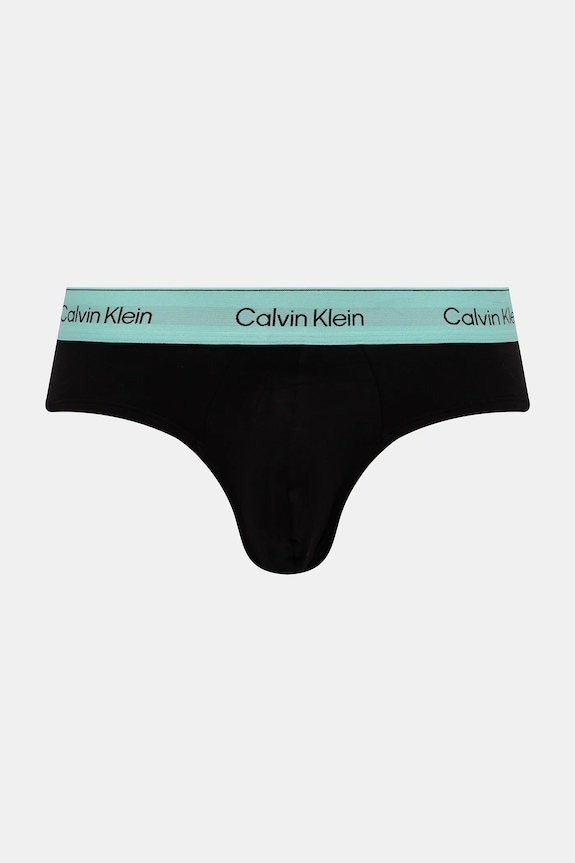 Calvin Klein Underwear slipy męskie bawełniane z elastanem 3-pack czarny LV00NB4388