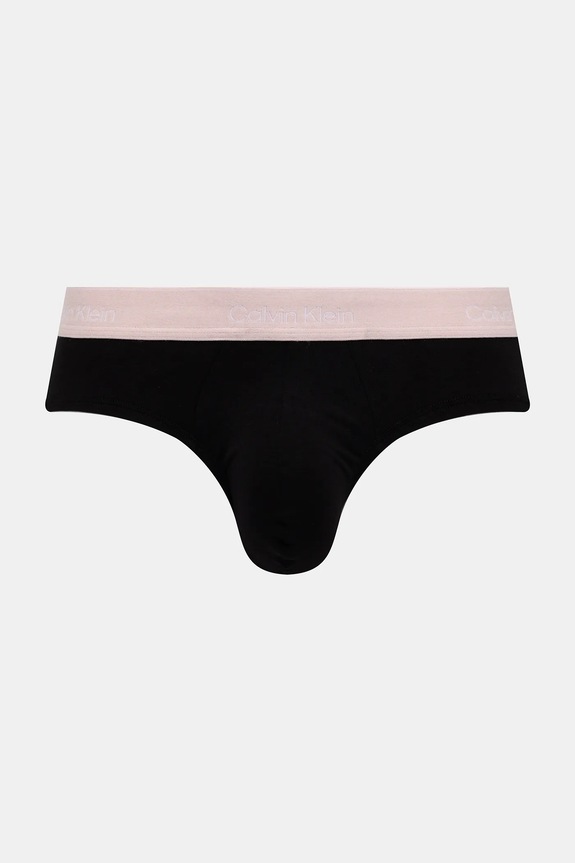 Calvin Klein Underwear bokserki dopasowane męskie bawełniane z elastanem 3-pack LV00NB4388 czarny AA00