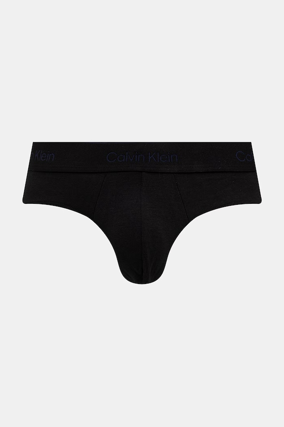 Calvin Klein Underwear bokserki dopasowane męskie bawełniane z elastanem 3-pack LV00NB4388 czarny AA00