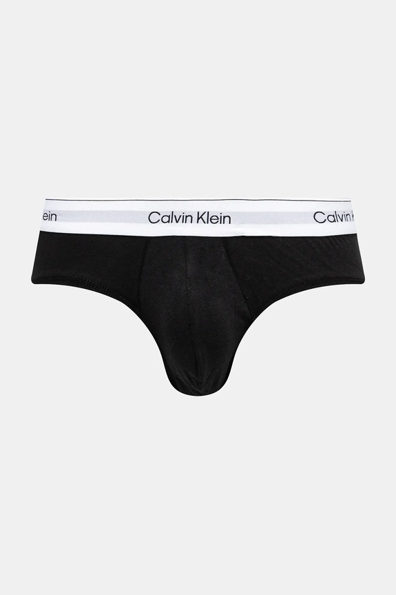 Calvin Klein Underwear bokserki dopasowane męskie bawełniane z elastanem 3-pack LV00NB4388 czarny AA00