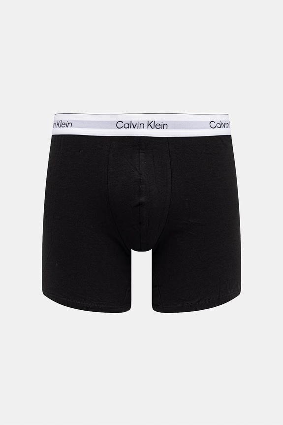 Calvin Klein Underwear boxeri bărbați cu bumbac pachet de 3 alb LV00NB4394