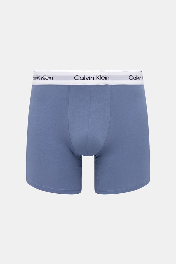 Îmbrăcăminte Calvin Klein Underwear boxeri bărbați cu bumbac pachet de 3 LV00NB4394 alb