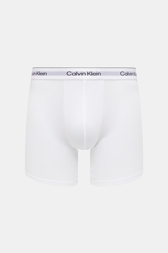 Calvin Klein Underwear boxeri bărbați cu bumbac pachet de 3 alb LV00NB4394