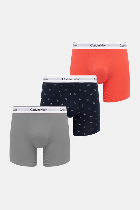 Calvin Klein Underwear boxeri bărbați cu bumbac pachet de 3 rosu LV00NB4394