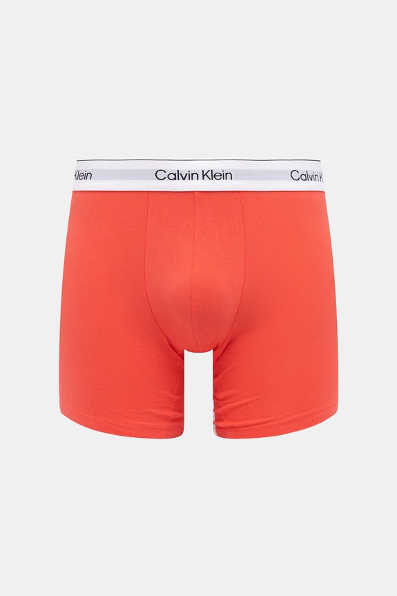 Calvin Klein Underwear boxeri bărbați cu bumbac pachet de 3 rosu LV00NB4394