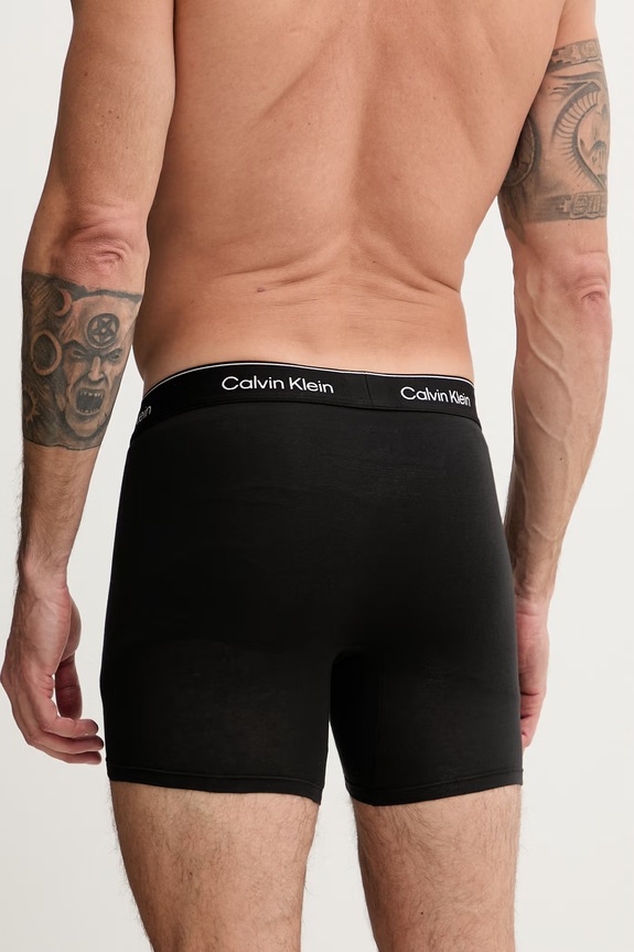 Calvin Klein Underwear boxeri bărbați cu bumbac pachet de 3 LV00NB4394
