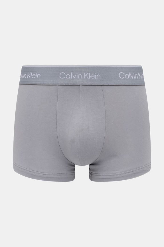 Calvin Klein Underwear boxerky pánske bavlnené s elastanom 5-pak sivá LV00NB4390