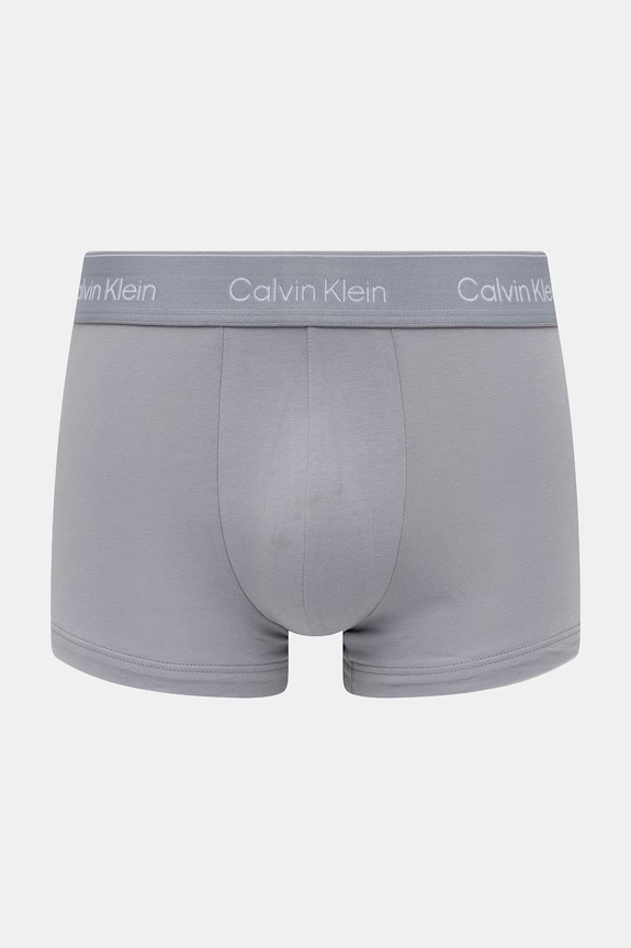 Calvin Klein Underwear boxerky pánske bavlnené s elastanom 5-pak sivá LV00NB4390