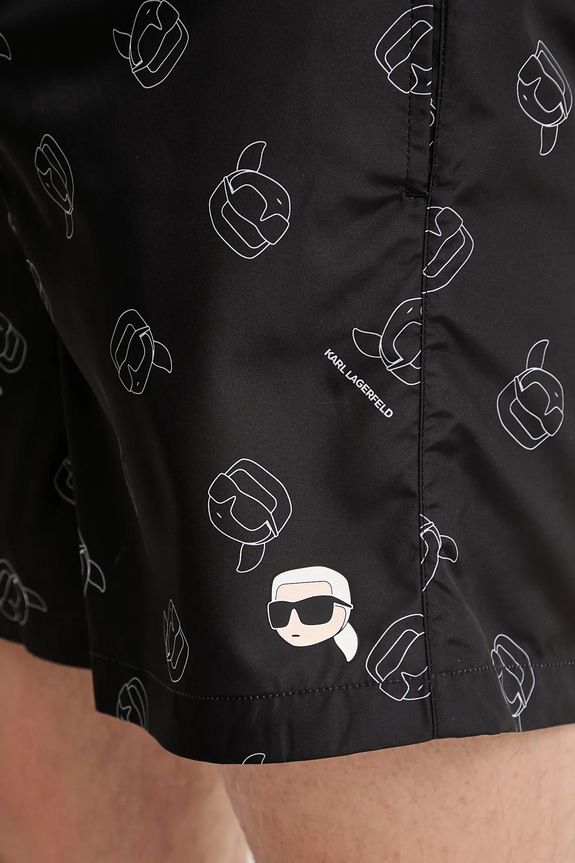 Kopalne kratke hlače Karl Lagerfeld črna A1M46060