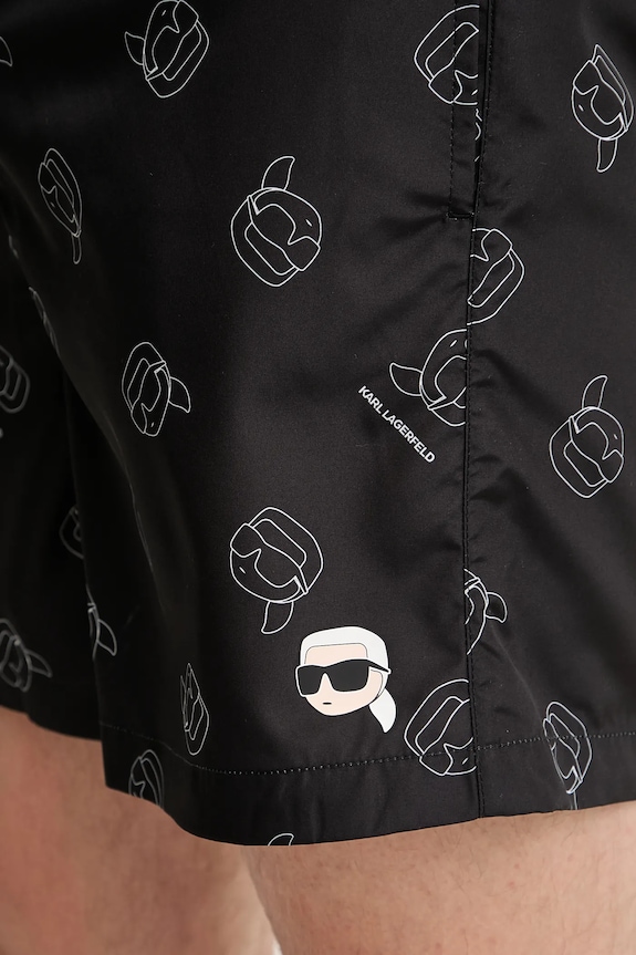 Kopalne kratke hlače Karl Lagerfeld črna A1M46060