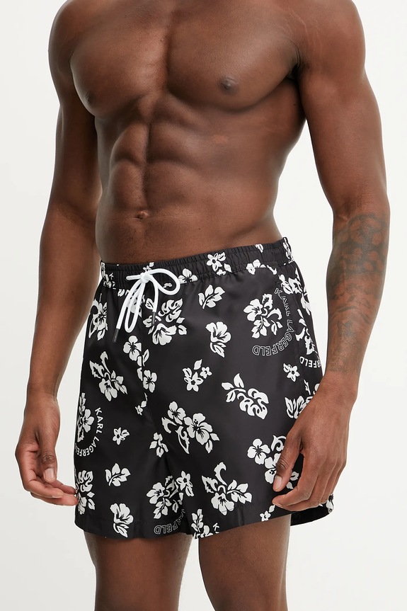 Karl Lagerfeld szorty kąpielowe A2M46035 czarny SS25