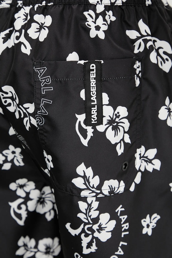 Karl Lagerfeld szorty kąpielowe czarny A2M46035