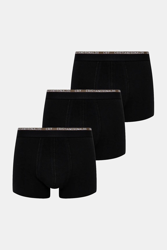 CR7 Cristiano Ronaldo bokserki 3-pack dzianina czarny 8100.4900.2763