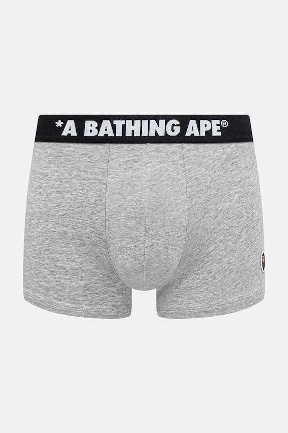 Боксери A Bathing Ape One Point Trunks трикотаж сірий 1K80183301