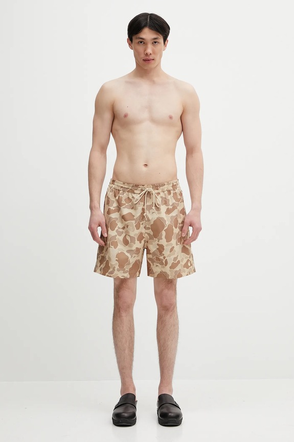 Plavkové šortky Carhartt WIP Slater Swim Trunks I035063.2R4XX béžová