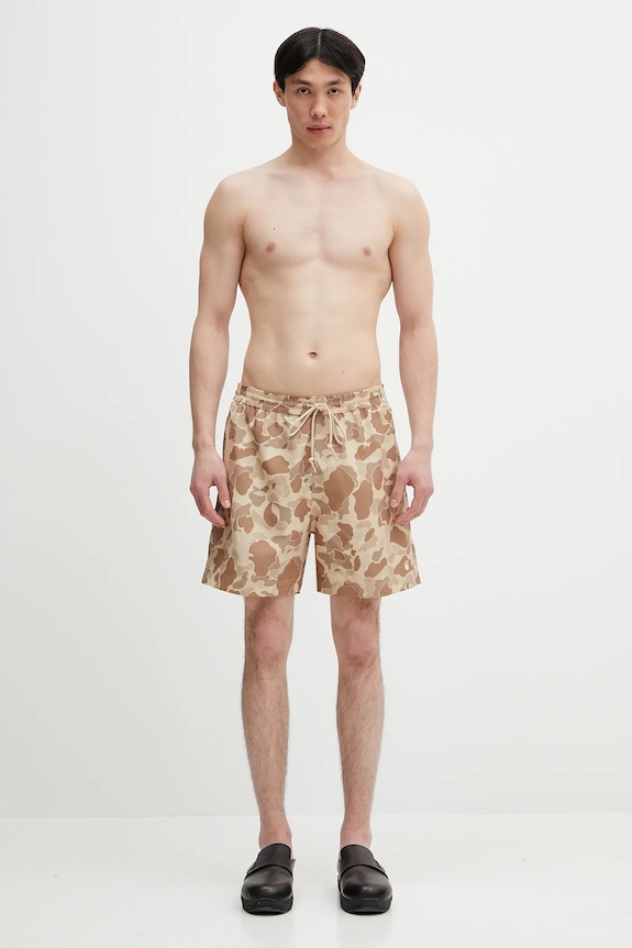 Plavkové šortky Carhartt WIP Slater Swim Trunks I035063.2R4XX béžová