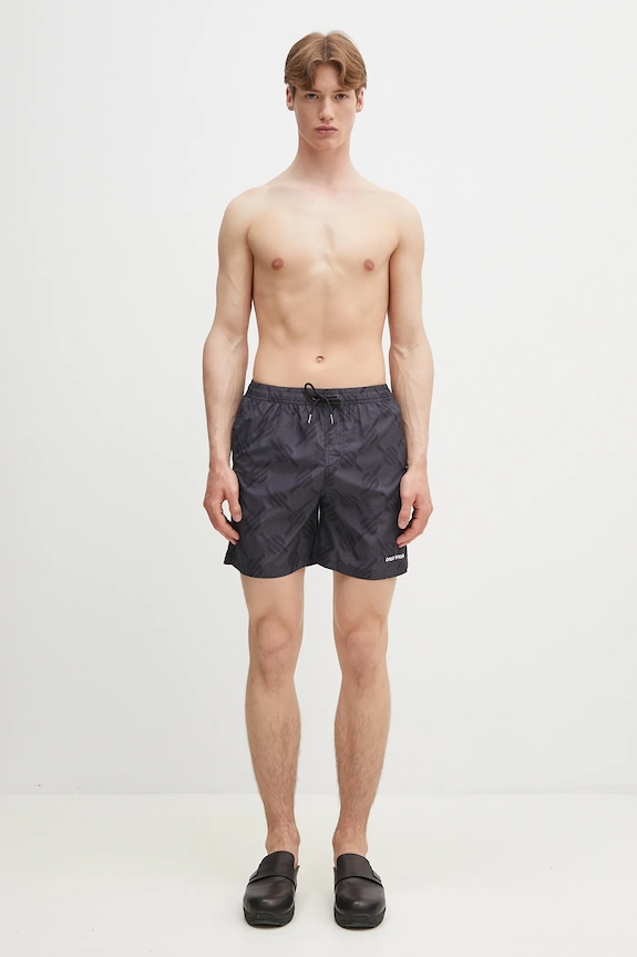 Daily Paper szorty kąpielowe Dotted Monogram Swimshorts 2511159 czarny
