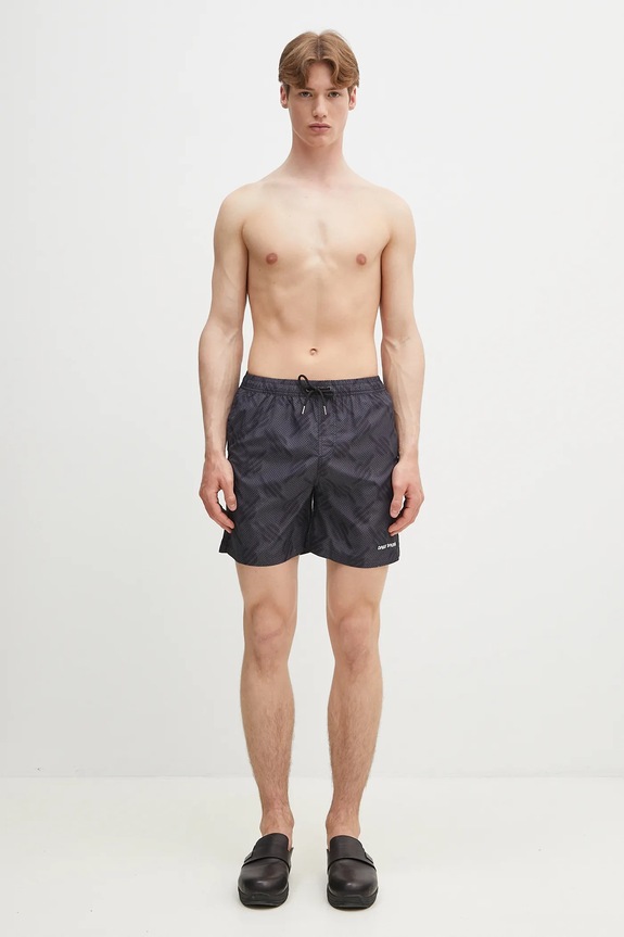 Daily Paper swim shorts Dotted Monogram Swimshorts 2511159 black