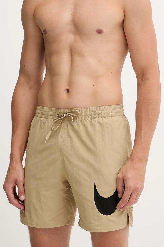 Nike szorty kąpielowe NESSF508 beżowy SS26