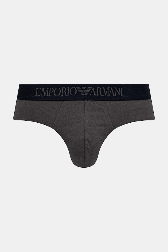 Odzież Emporio Armani Underwear slipy 2-pack EM000251.AF10797 szary