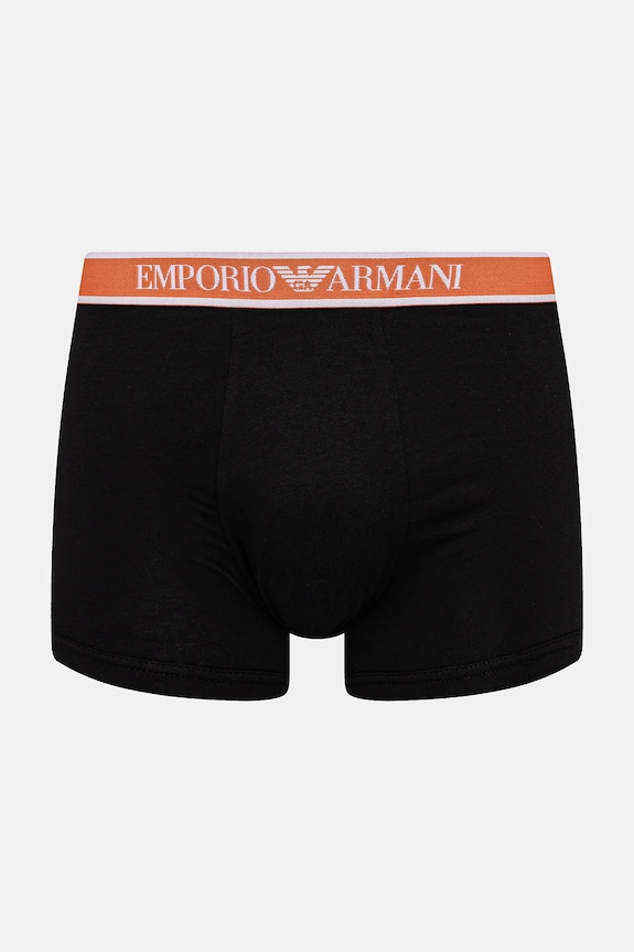 Oblečenie Boxerky Emporio Armani Underwear 3-pak EM000261.AF10779 čierna