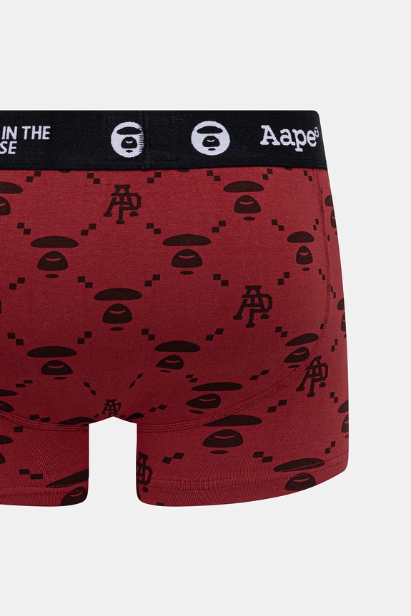 Боксери AAPE Main AAPUWM5297XXN бордо SS25